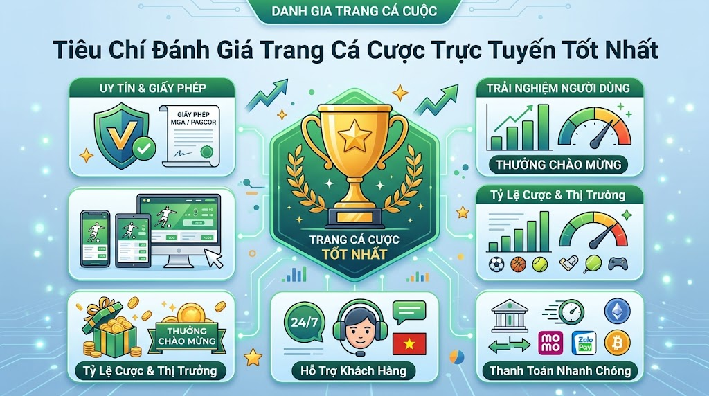 Tiêu Chí Đánh Giá Trang Cá Cược Trực Tuyến Tốt Nhất