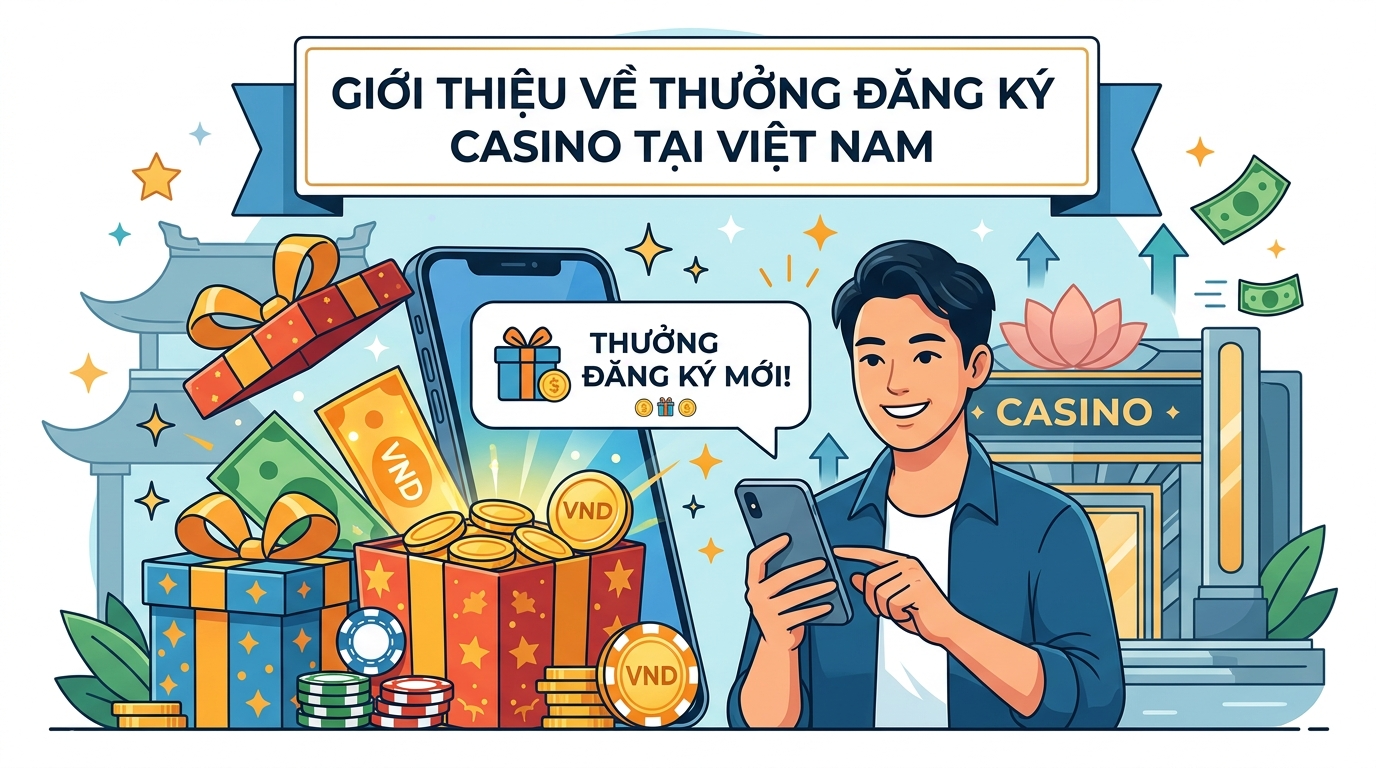 Thưởng Đăng Ký Casino Việt Nam: Nhận Ưu Đãi Lớn Nhất