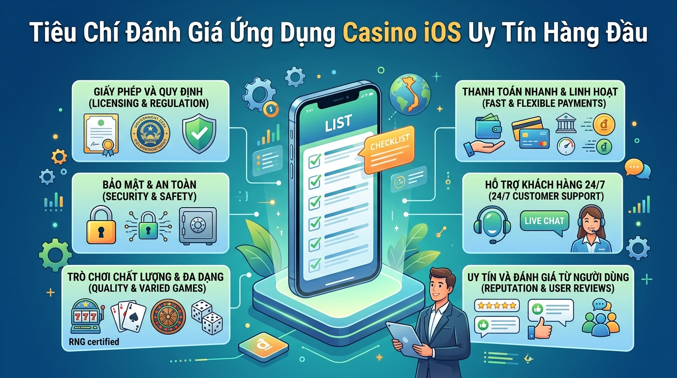 Top Sòng Bạc iOS Việt Nam: Ứng Dụng & Game Casino Tốt Nhất