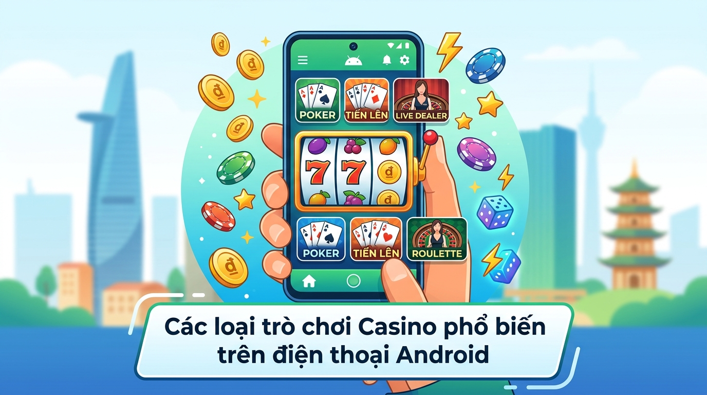 Tiêu chí lựa chọn Ứng dụng Casino Android tốt nhất