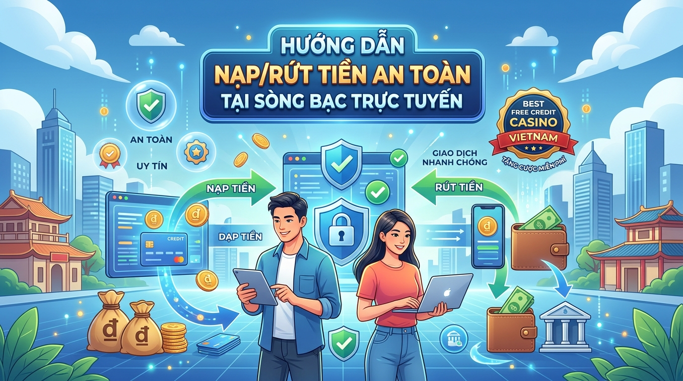 Hướng Dẫn Nạp/Rút Tiền An Toàn Tại Sòng Bạc Trực Tuyến