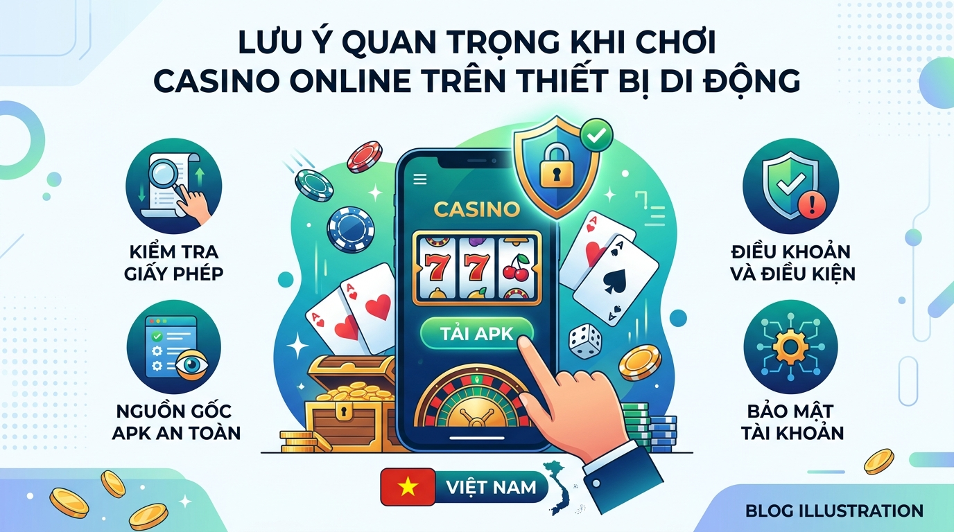 Lưu Ý Quan Trọng Khi Chơi Casino Online Trên Thiết Bị Di Động