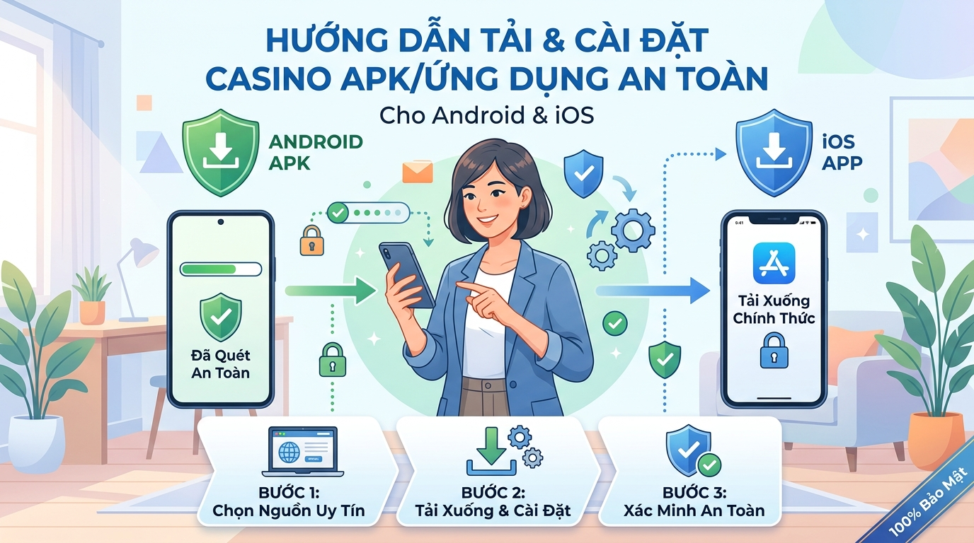 Hướng Dẫn Tải & Cài Đặt Casino APK/Ứng Dụng An Toàn Cho Android & iOS tại Việt Nam