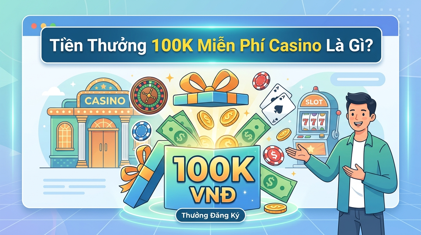 Ưu đãi Casino tốt nhất: Nhận ngay 100K miễn phí (2024)