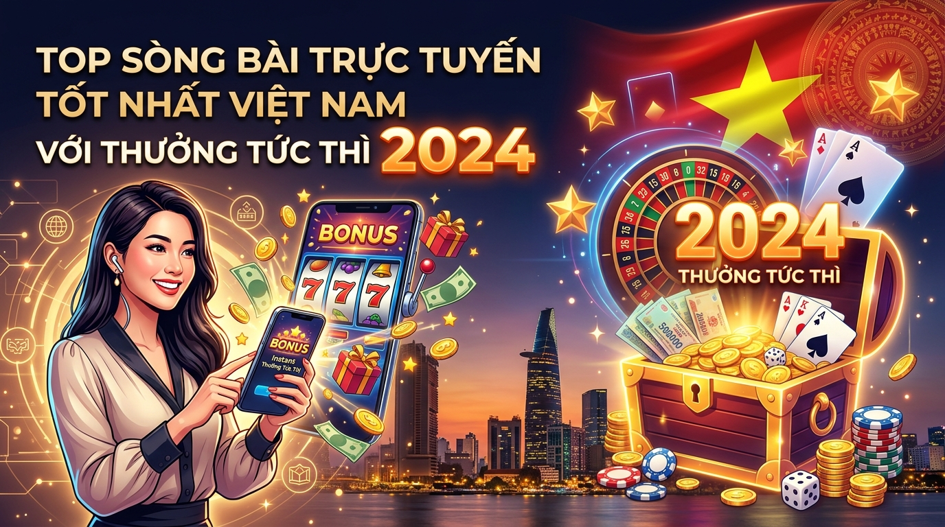 Sòng Bài Trực Tuyến Tốt Nhất Việt Nam: Thưởng Nóng Tức Thì 2024