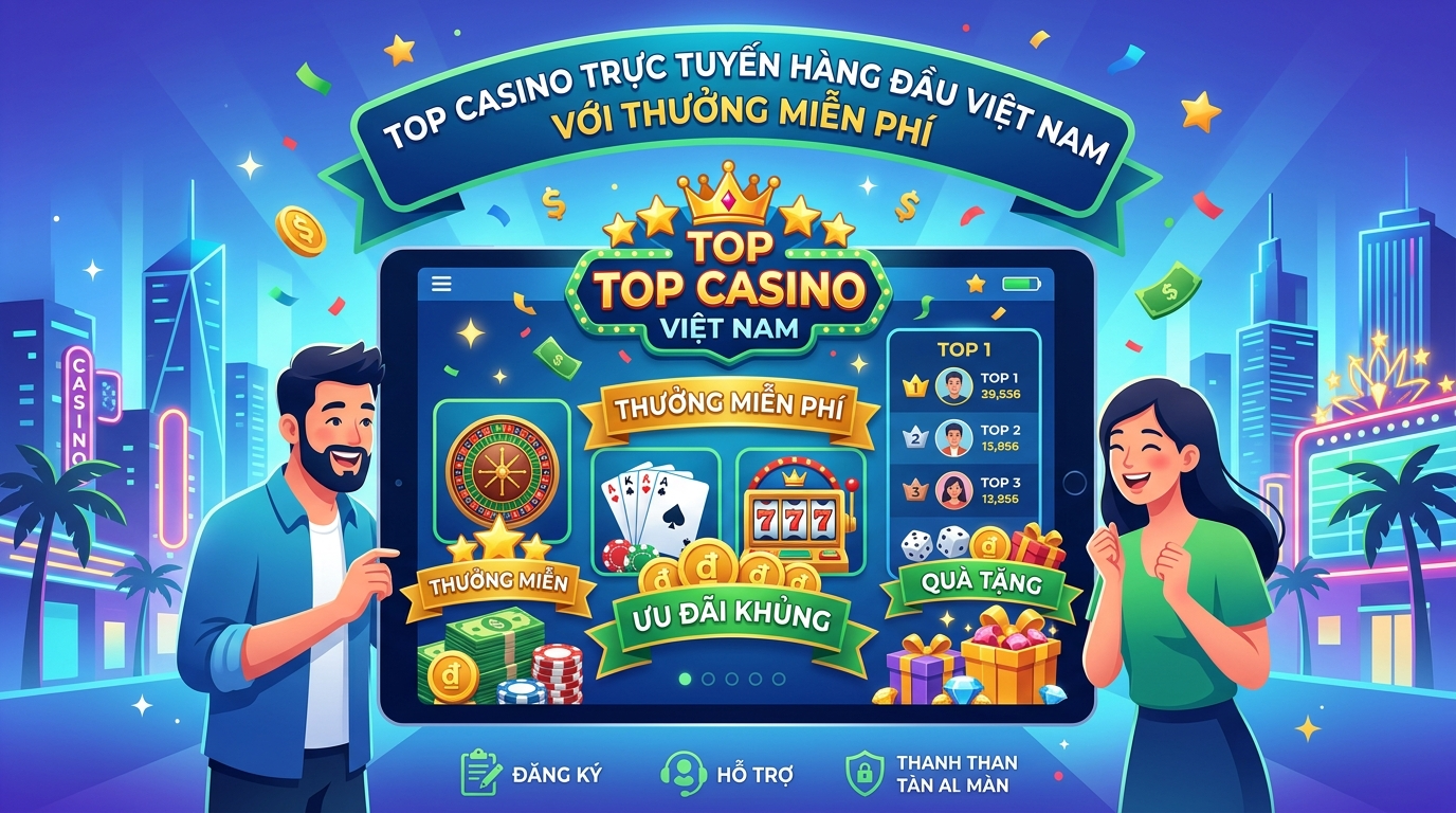 Top Casino Free Bonus Vietnam: Ưu Đãi Hấp Dẫn